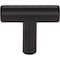 Elements 30-Pack of the 1-9/16" Overall Length Matte Black Naples Cabinet "T" Knob 40MB-30 - alternate 3